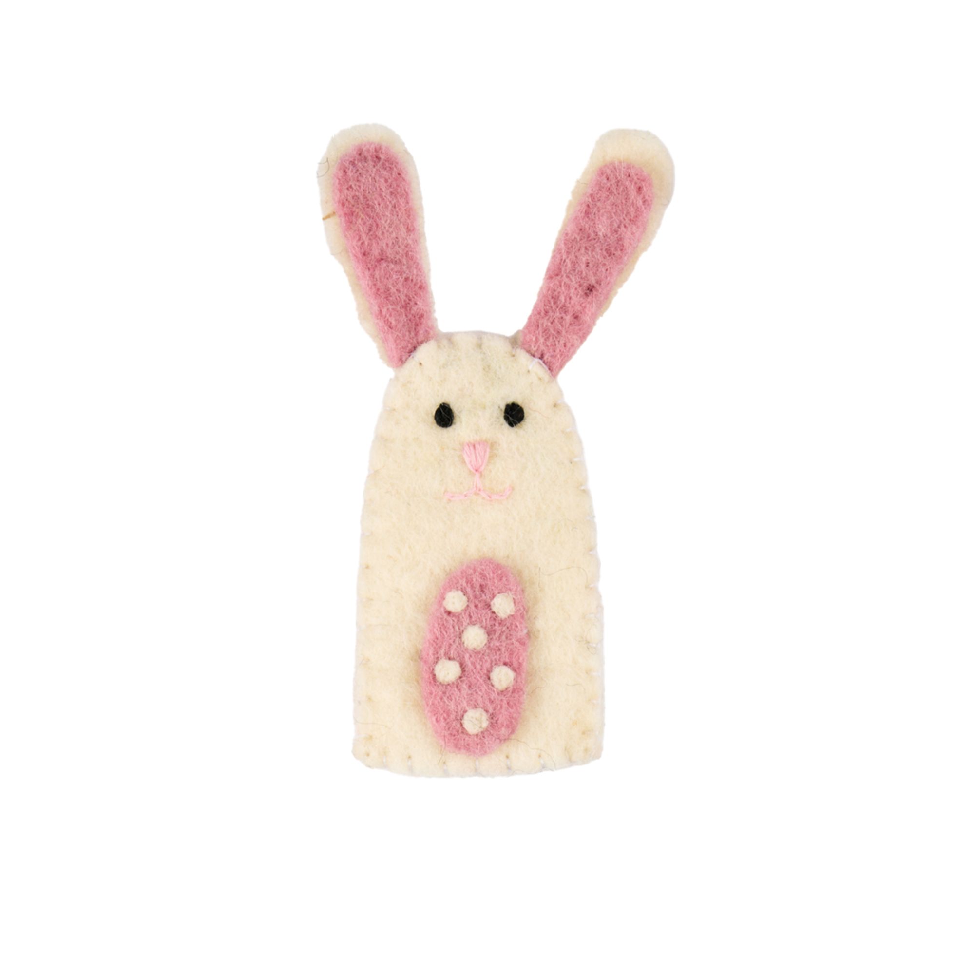 Pashom Finger Puppet Bunny White