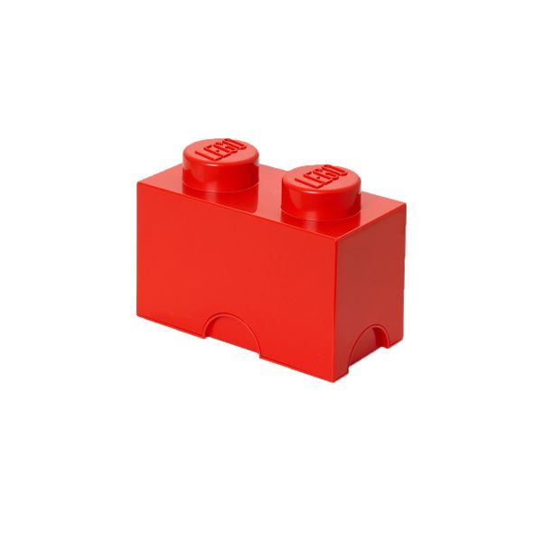 Lego Storage Brick 2 | Red | Allium Interiors