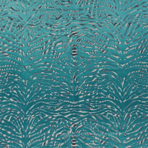 Christian Lacroix Fabric Soft Pantigre Turquoise | Allium Interiors