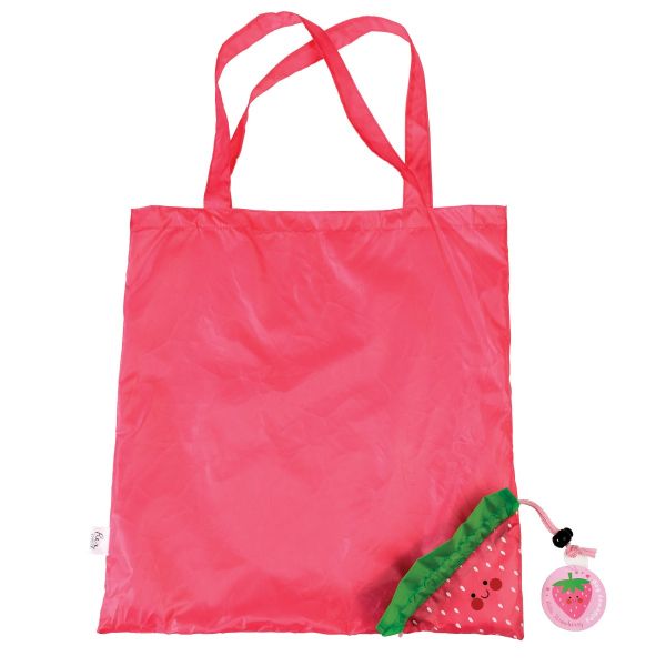 Rex Foldaway Shopping Bag Strawberry | Allium Interiors