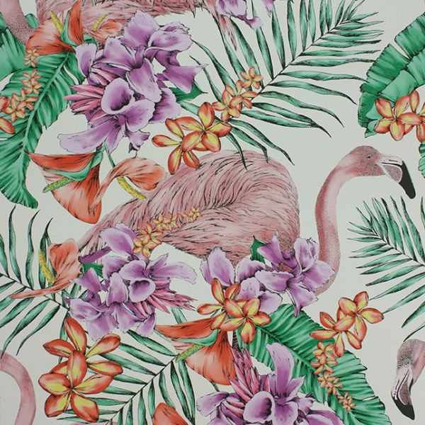 Matthew Williamson Wallpaper Flamingo Club W6800-03 | Allium Interiors