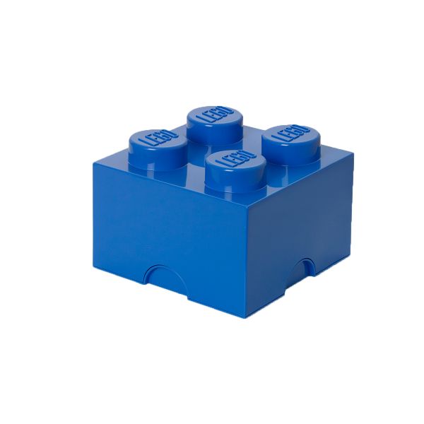 Lego Storage Brick 4 | Blue | Allium Interiors