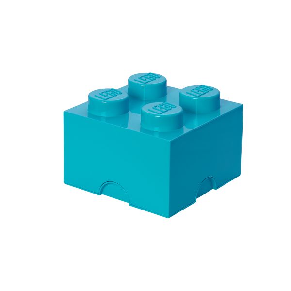 Lego Storage Brick 4 | Teal | Allium Interiors