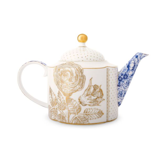 Pip Studio Royal White Tea Pot Large | Allium Interiors