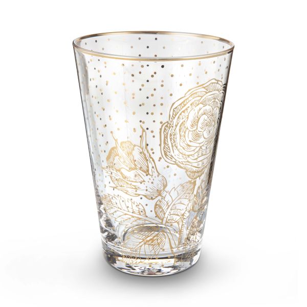 Pip Studio Royal Golden Dots Long Drink Glass | Allium Interiors