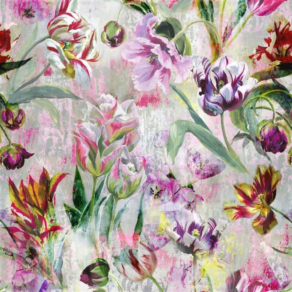 Designers Guild Fabric Tulipa Stellata Fuchsia | Allium Interiors