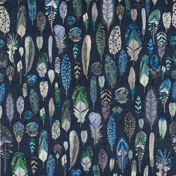 Designers Guild Fabric Quill Velvet Cobalt | Allium Interiors