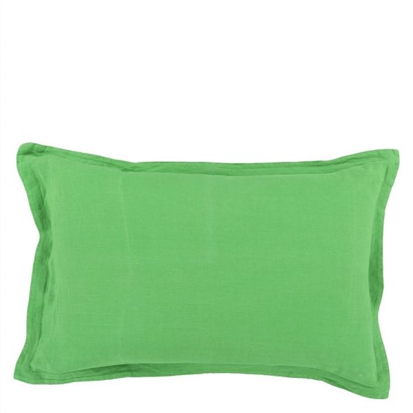 Designers Guild Biella Emerald & Teal Oxford Pillowcase | Allium Interiors