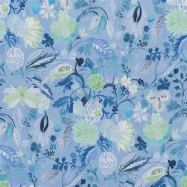 Designers Guild Fabric Giradon Ocean | Allium Interiors