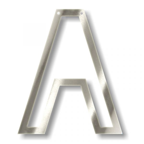Meri Meri Alphabet Bunting Letter Silver Acrylic | Allium Interiors