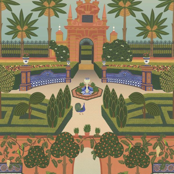 Cole And Son Wallpaper Alcazar Gardens 117/7020 | Allium Interiors