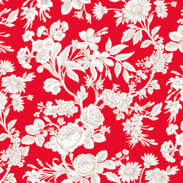 Anna Spiro Wallpaper Chloe Red | Allium Interiors