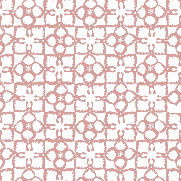 Anna Spiro Wallpaper Grandma's Quilt Pink | Allium Interiors