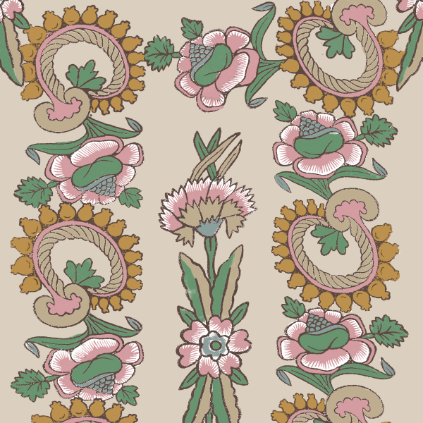 Anna Spiro Wallpaper Kandilli Natural | Allium Interiors