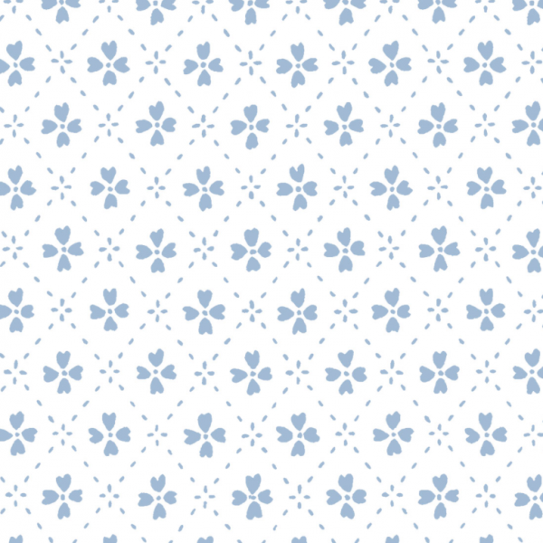 Anna Spiro Wallpaper Paniola Inverted Pale Blue | Allium Interiors