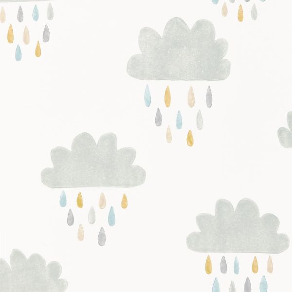 Scion Wallpaper April Showers Slate/Pickle/Paper | Allium Interiors