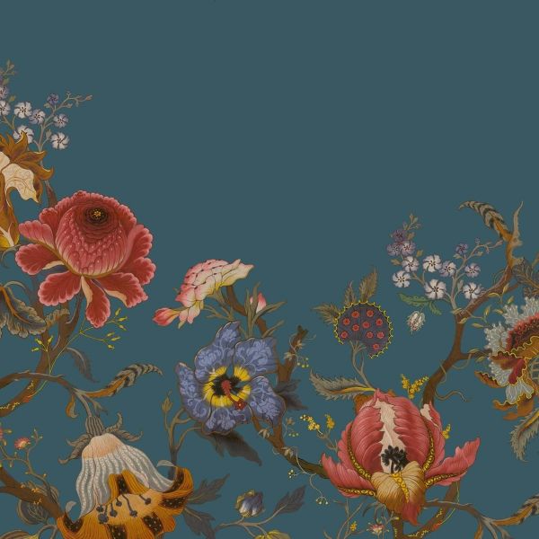 House of Hackney Wallpaper Artemis Climbing Walls Petrol | Allium Interiors