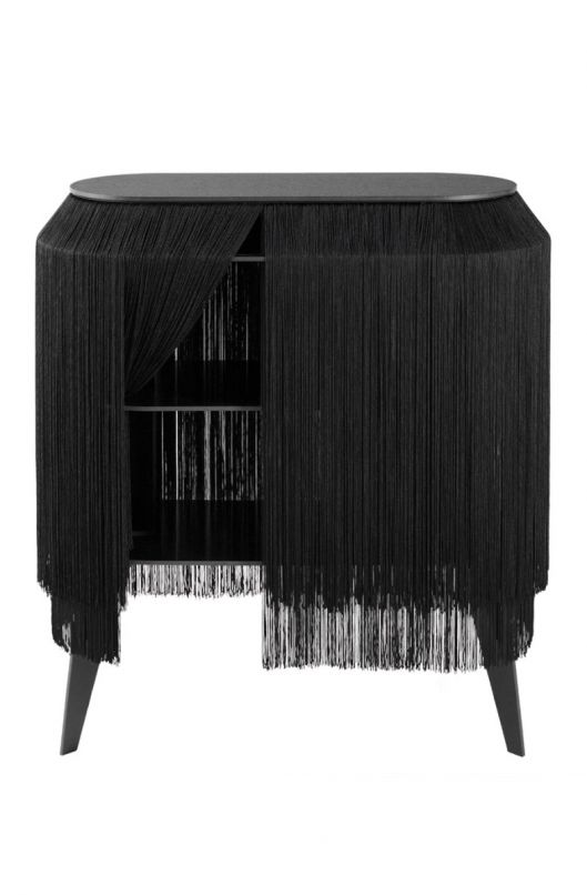 Ibride Furniture Baby Alpaga Bedside Cabinet Mysterious Black | Allium Interiors