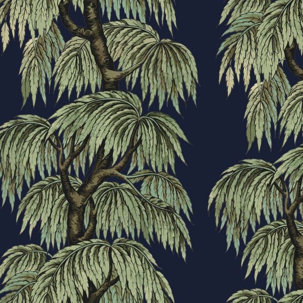 House of Hackney Wallpaper Babylon Midnight/Willow | Allium Interiors