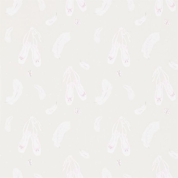 Sanderson Wallpaper Ballet Shoes Vanilla | Allium Interiors