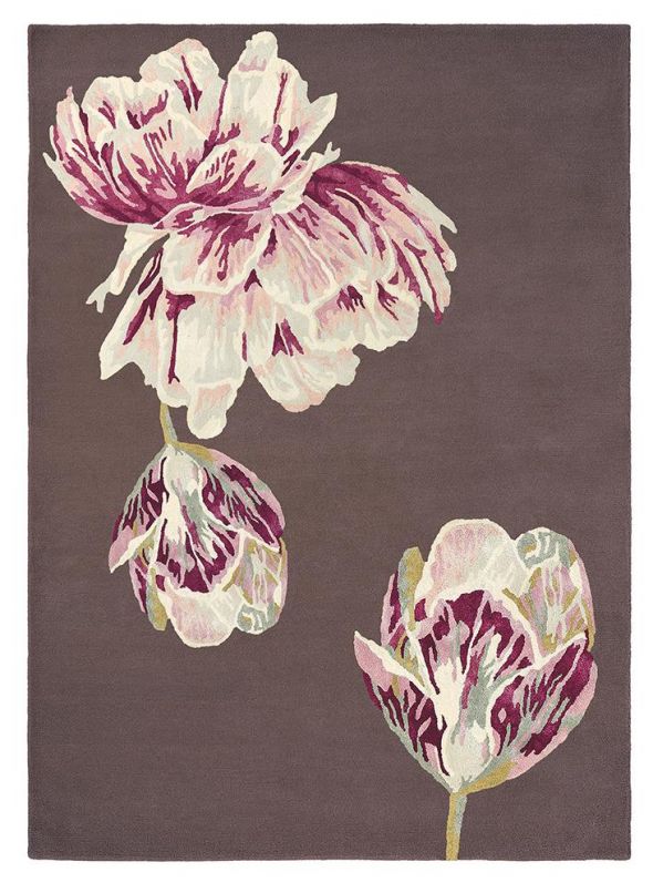 Ted Baker Rug Tranquility Aubergine | Allium Interiors