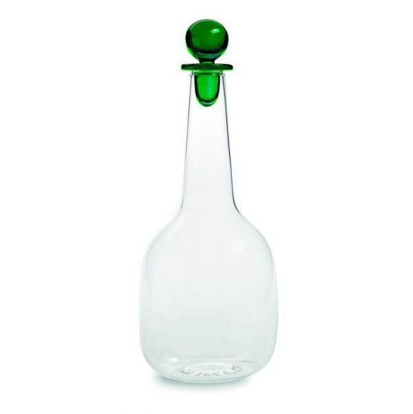 Zafferano Bilia Bottle Green Stopper | Allium Interiors