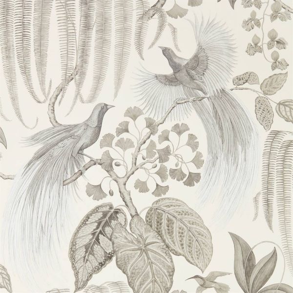 Sanderson Wallpaper Bird of Paradise Linen | Allium Interiors
