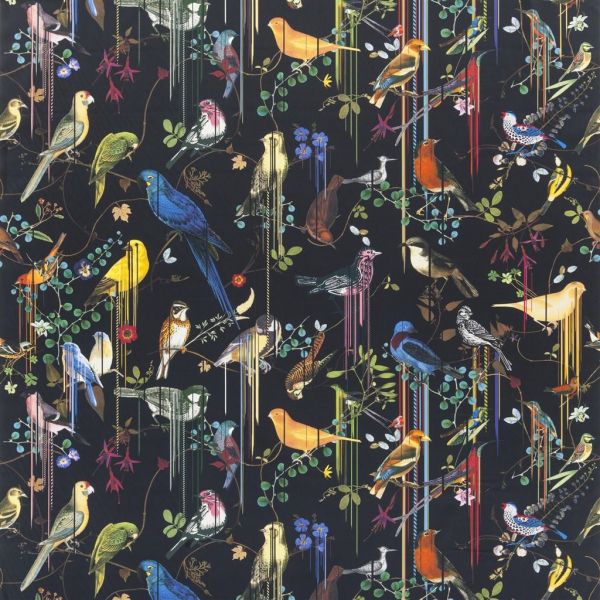 Christian Lacroix Fabric Birds Sinfonia Crepuscule | Allium Interiors
