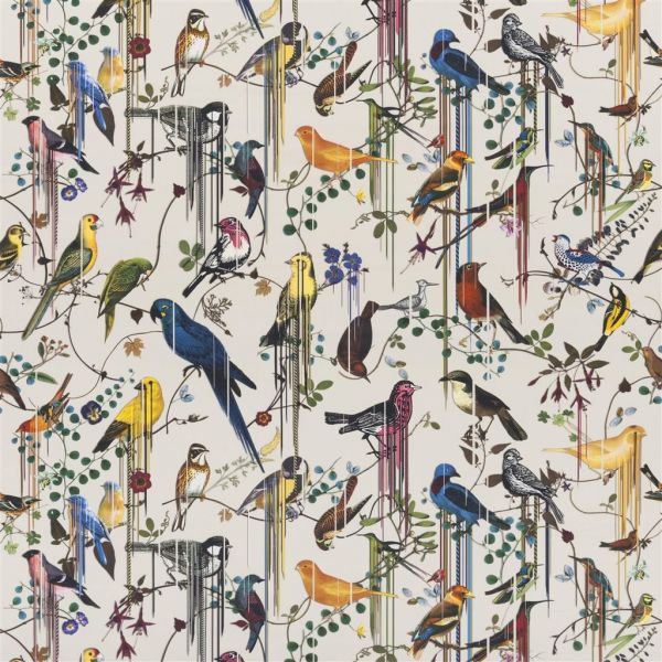 Christian Lacroix Fabric Birds Sinfonia Jonc | Allium Interiors
