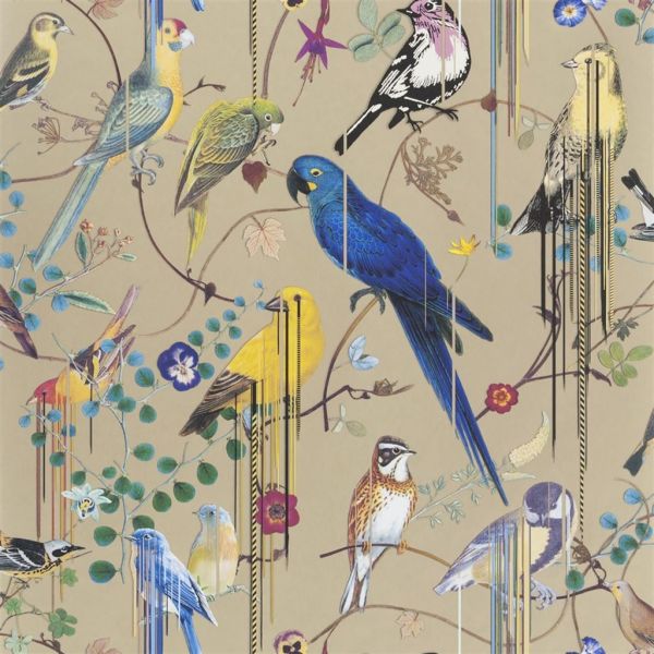 Christian Lacroix Wallpaper Birds Sinfonia Or | Allium Interiors