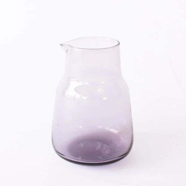 Bison Glass Asa Carafe Blueberry | Allium Interiors