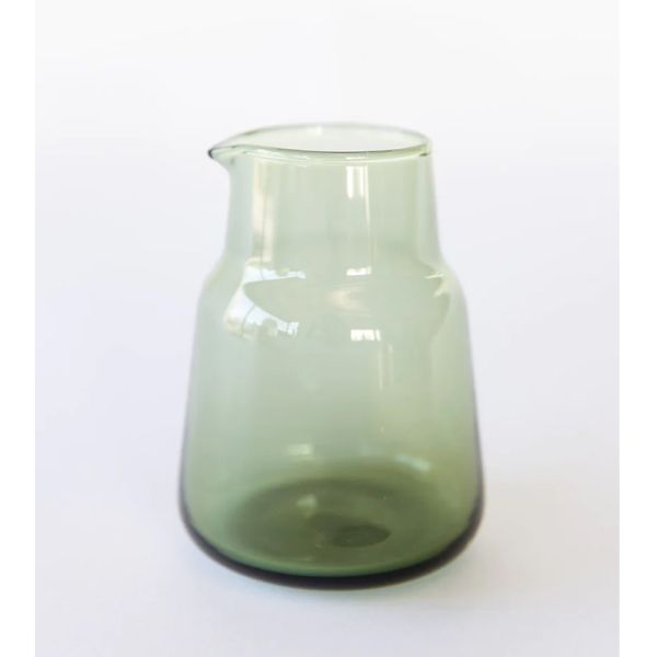 Bison Glass Asa Carafe Olive | Allium Interiors