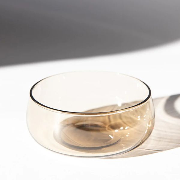 Bison Glass Bowl Kelly Gold | Allium Interiors