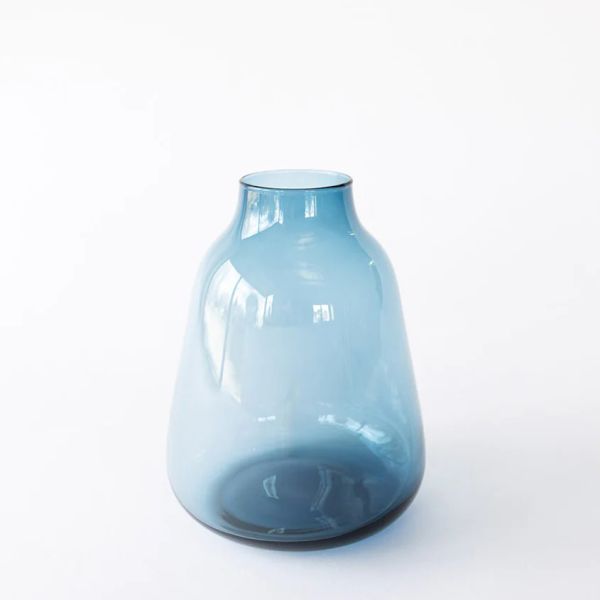 Bison Glass Vase Maisie Aegean | Allium Interiors