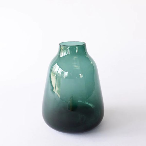Bison Glass Vase Maisie Forest | Allium Interiors