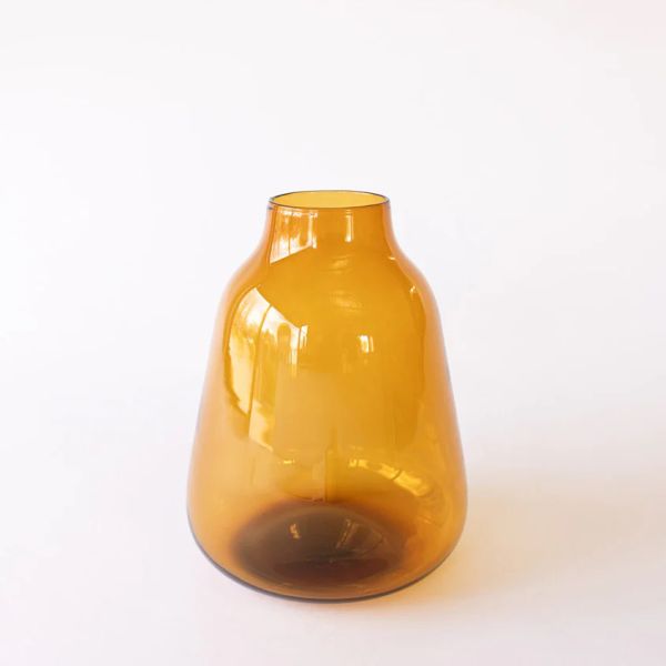 Bison Glass Vase Maisie Honey | Allium Interiors