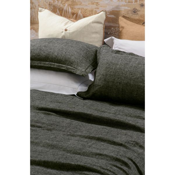 Bianca Lorenne Cela Charcoal Bedspread | Allium Interiors