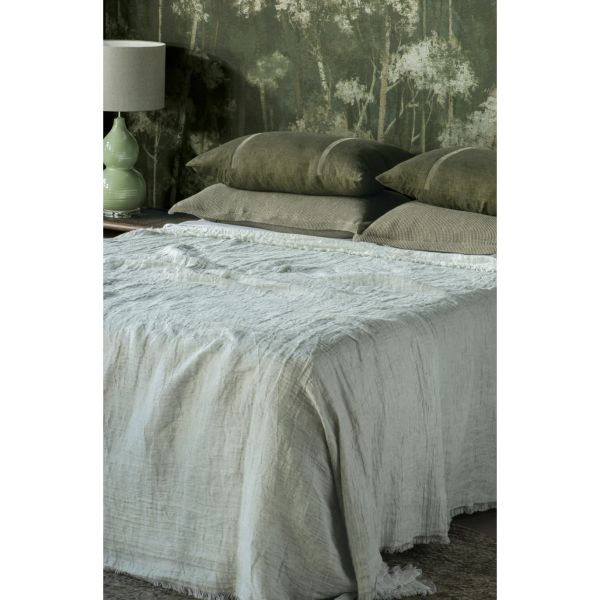 Bianca Lorenne Laggera Pale Ocean Blanket | Allium Interiors