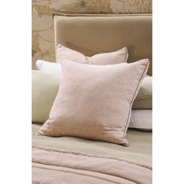 Bianca Lorenne Luchesi Pink Clay Euro Pillowcase | Allium Interiors