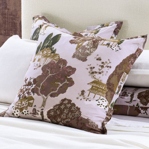Bianca Lorenne Yuttari Quartz Euro Pillowcase Pair | Allium Interiors
