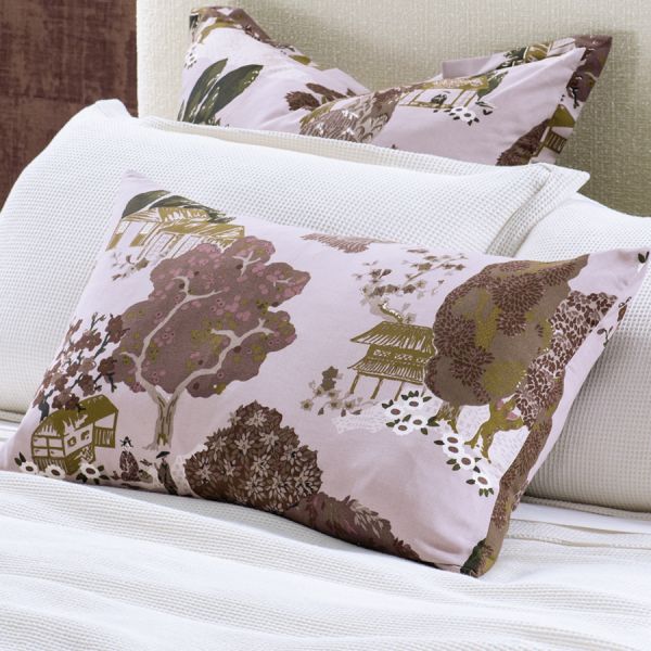 Bianca Lorenne Yuttari Quartz Pillowcase Pair | Allium Interiors