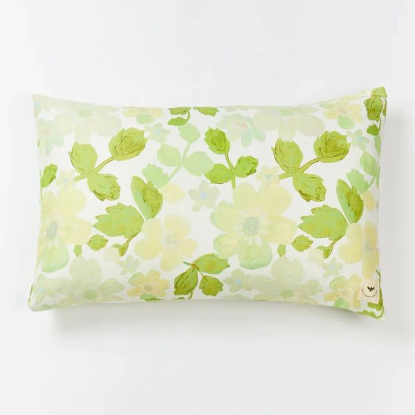 Bonnie And Neil Pillowcase Mini Pastel Floral Green | Allium Interiors