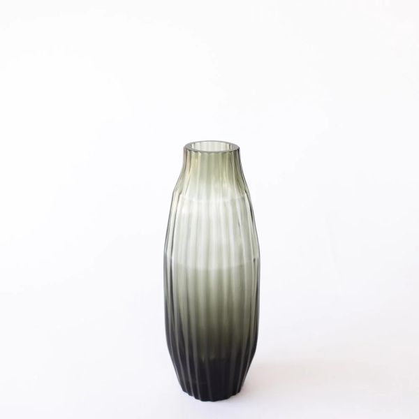 Brian Tunks Cut Glass Vase Bud Moss | Allium Interiors