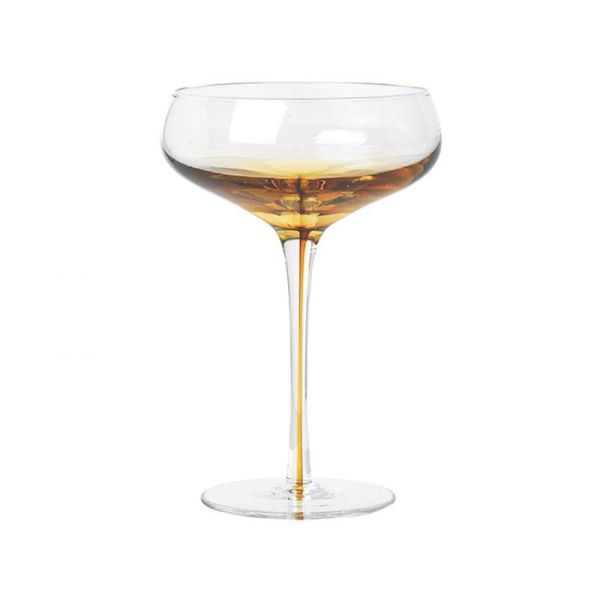 Broste Copenhagen Amber Cocktail Glass Set of 4 | Allium Interiors