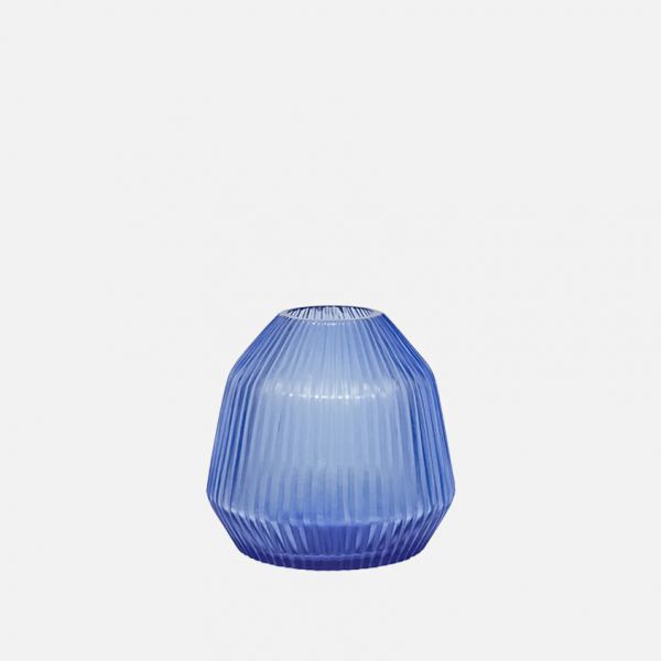 Brian Tunks Cut Glass Vase Conical Mini Bluebell | Allium Interiors