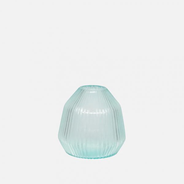 Brian Tunks Cut Glass Vase Conical Mini Frost | Allium Interiors