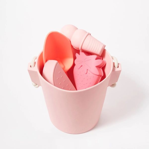Sunnylife Kids Bucket & Spade Set Pink | Allium Interiors