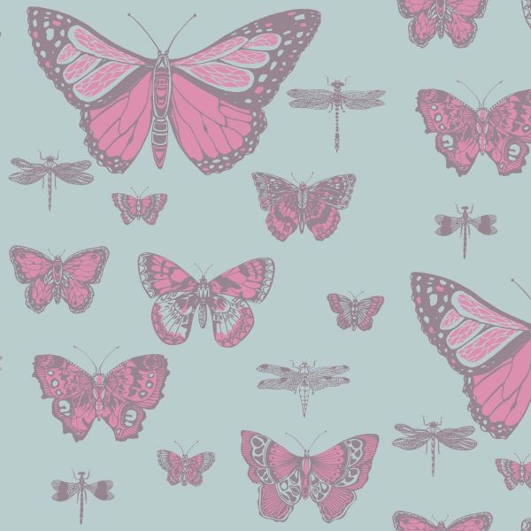 Cole And Son Wallpaper Butterflies & Dragonflies 103/15062 | Allium Interiors