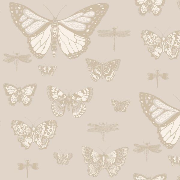 Cole And Son Wallpaper Butterflies & Dragonflies 103/15064 | Allium Interiors
