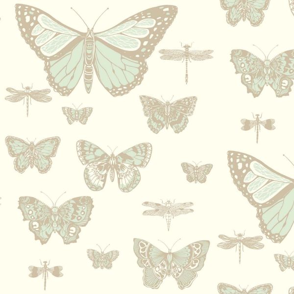 Cole And Son Wallpaper Butterflies & Dragonflies 103/15065 | Allium Interiors
